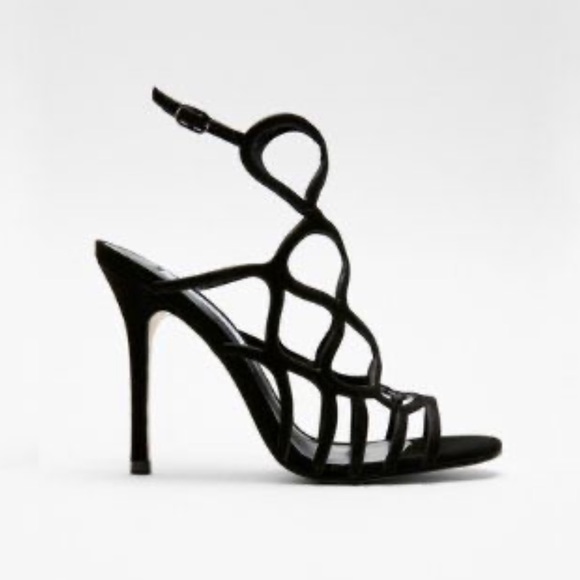 🛑 Black Steve Madden Teagan Sandal - Picture 2 of 4